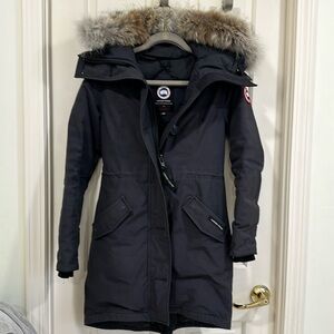 Used Canada Goose Rossclair Heritage Parka Navy XS